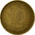 Monnaie, Hong Kong, Elizabeth II, 10 Cents, 1997, TTB, Brass plated steel, KM:66