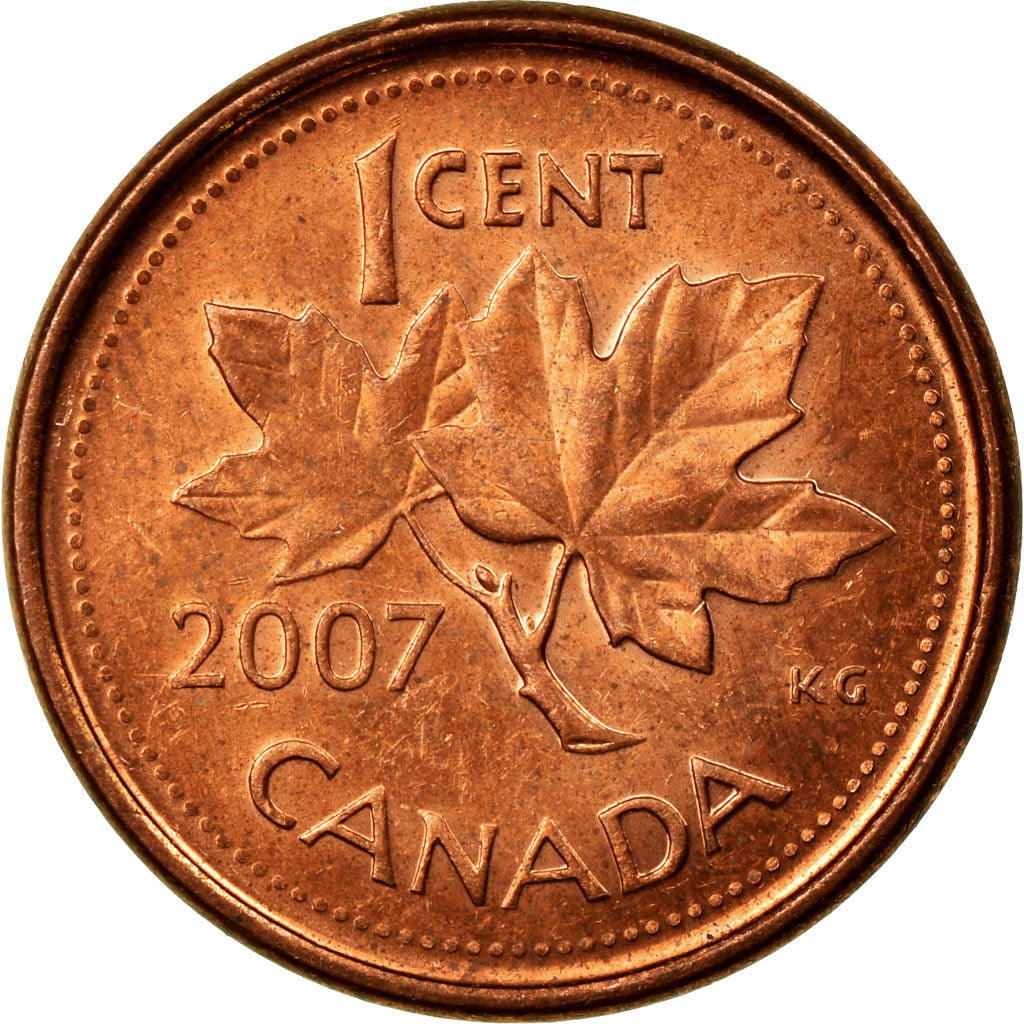 Moneta, Canada, Elizabeth II, Cent, 2007, Royal Canadian Mint, Winnipeg