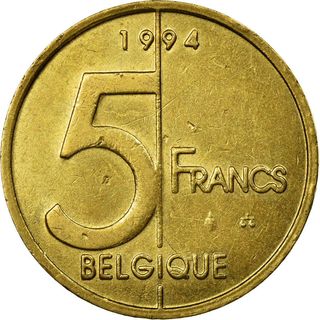 Coin, Belgium, Albert II, 5 Francs, 5 Frank, 1994, Brussels, EF(40-45)