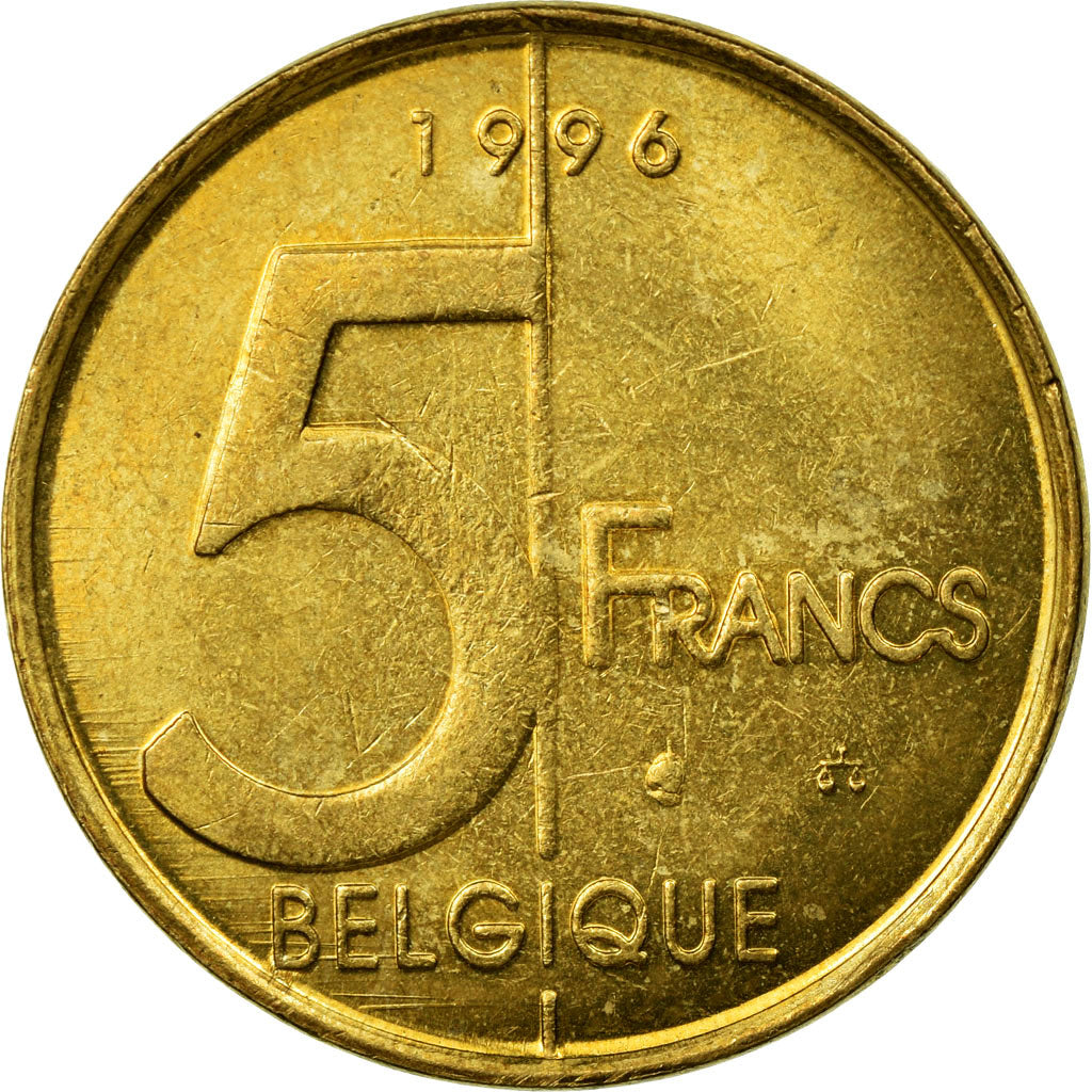 Coin, Belgium, Albert II, 5 Francs, 5 Frank, 1996, Brussels, EF(40-45)