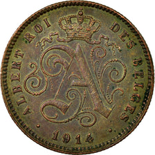 Coin, Belgium, Albert I, 2 Centimes, 1914, VF(30-35), Copper, KM:64