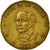 Moneta, Republika Dominikany, Peso, 1993, VF(30-35), Mosiądz, KM:80.2