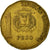 Coin, Dominican Republic, Peso, 1993, VF(30-35), Brass, KM:80.2