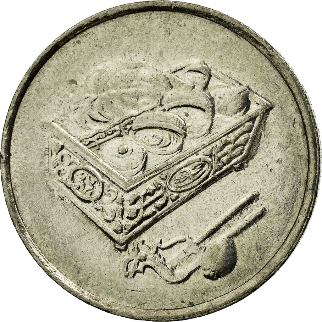Coin, Malaysia, 20 Sen, 2010, EF(40-45), Copper-nickel, KM:52