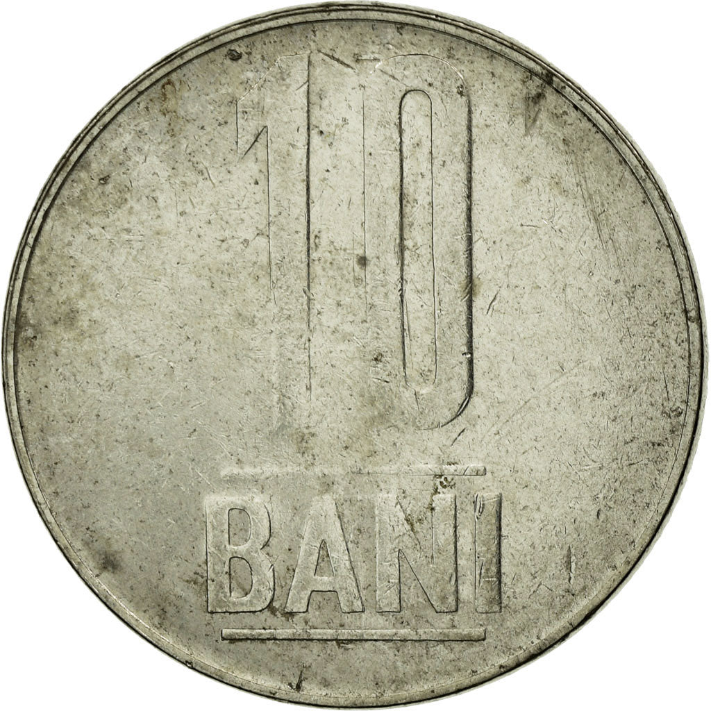 Coin, Romania, 10 Bani, 2010, Bucharest, EF(40-45), Nickel plated steel, KM:191