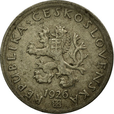 Coin, Czechoslovakia, 20 Haleru, 1926, VF(30-35), Copper-nickel, KM:1