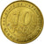 Moneta, Państwa Afryki Środkowej, 10 Francs, 2006, Paris, EF(40-45), Mosiądz