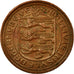 Coin, Guernsey, Elizabeth II, Penny, 1979, EF(40-45), Bronze, KM:27
