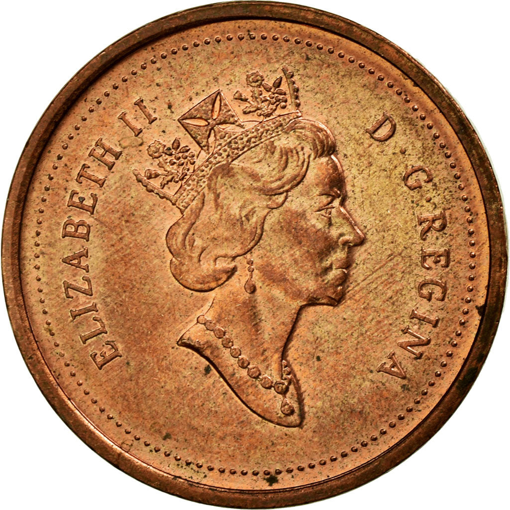 Coin, Canada, Elizabeth II, Cent, 2000, Royal Canadian Mint, Ottawa, EF(40-45)