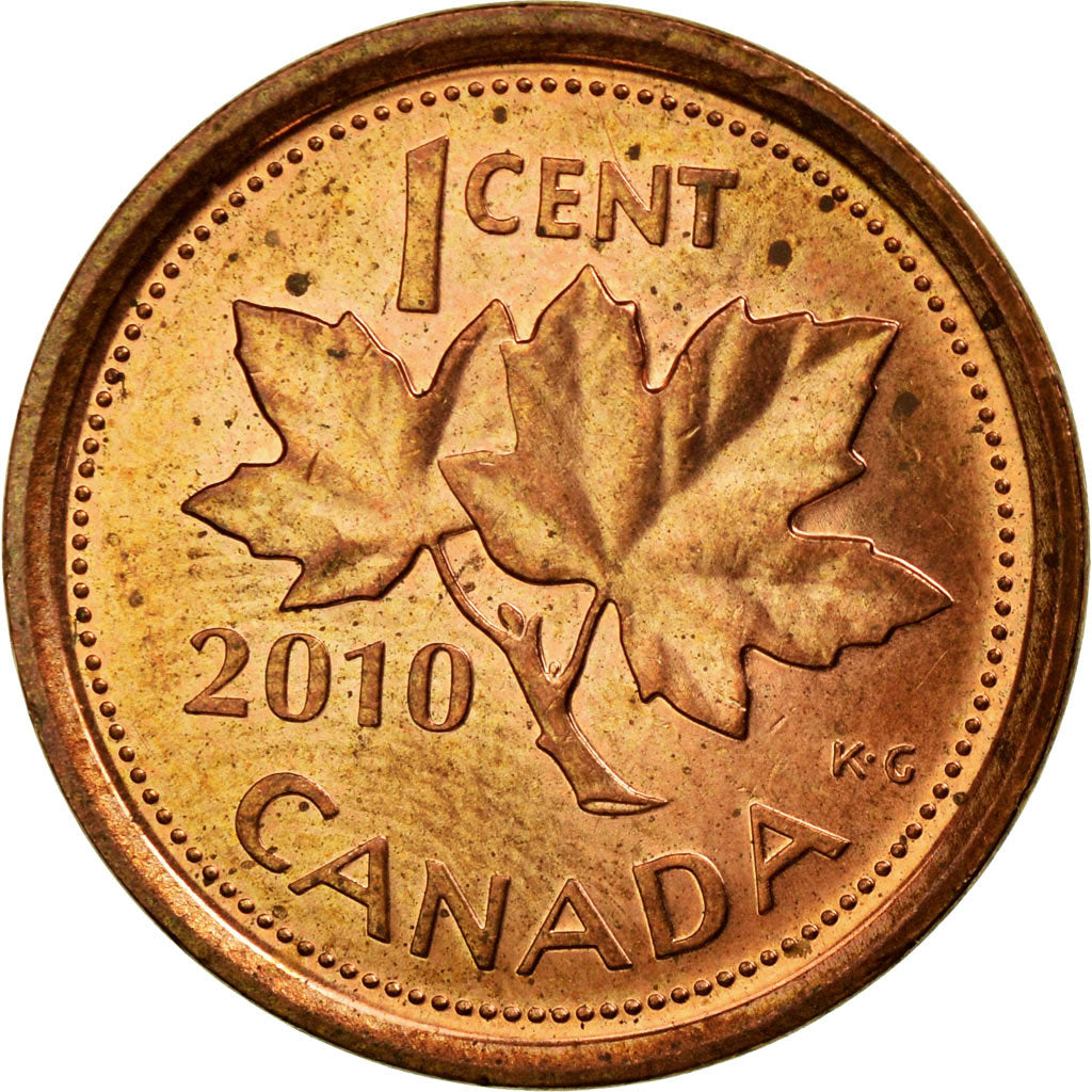 Coin, Canada, Elizabeth II, Cent, 2010, Royal Canadian Mint, Winnipeg