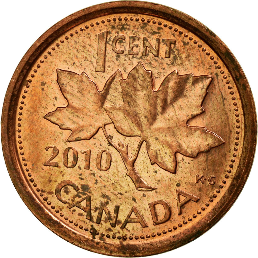 Coin, Canada, Elizabeth II, Cent, 2010, Royal Canadian Mint, Winnipeg
