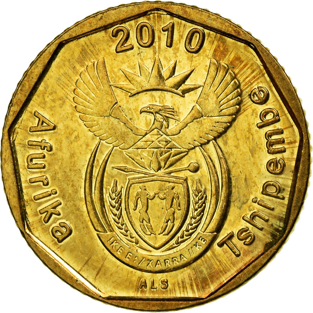 Monnaie, Afrique du Sud, 10 Cents, 2010, Pretoria, TTB, Bronze Plated Steel