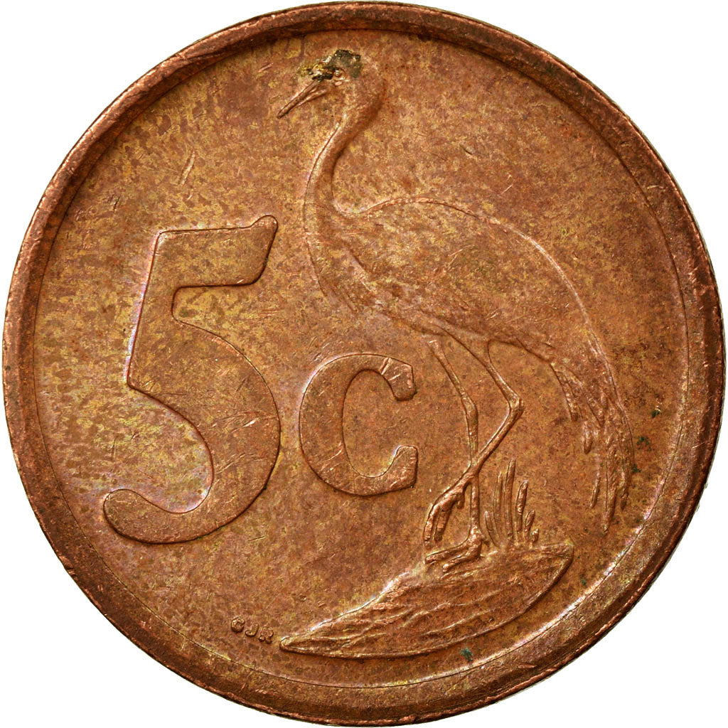 Monnaie, Afrique du Sud, 5 Cents, 2003, TTB, Copper Plated Steel, KM:324