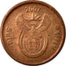 Coin, South Africa, 5 Cents, 2007, Pretoria, EF(40-45), Copper Plated Steel
