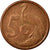 Coin, South Africa, 5 Cents, 2007, Pretoria, EF(40-45), Copper Plated Steel