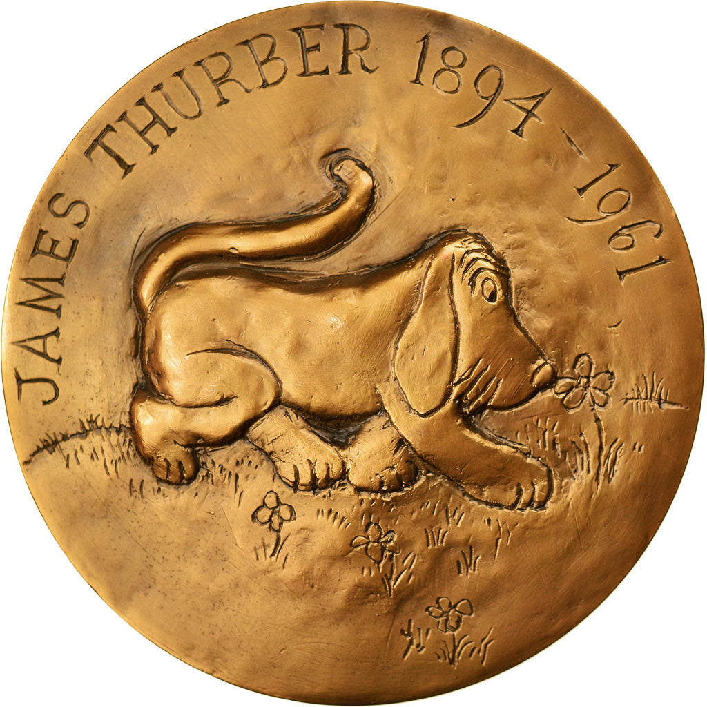 Estados Unidos de América, medalla, James Thurber, Arts & Culture, 1981, Ronald