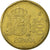 Moneta, Hiszpania, Juan Carlos I, 500 Pesetas, 1988, VF(30-35), Aluminium-Brąz