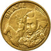 Moneta, Brasile, 10 Centavos, 2014, BB, Acciaio placcato in bronzo