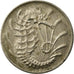 Coin, Singapore, 10 Cents, 1973, Singapore Mint, EF(40-45), Copper-nickel, KM:3