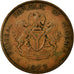 Moneda, Nigeria, Elizabeth II, Kobo, 1973, BC+, Bronce, KM:8.1