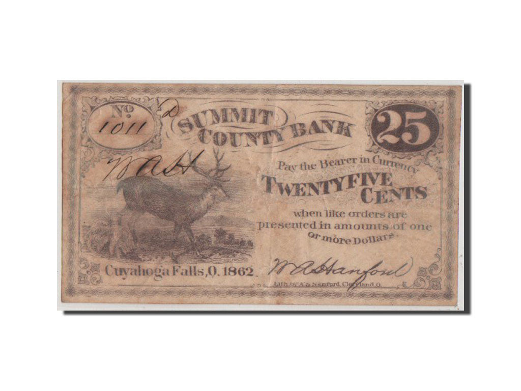 Banconote, Stati Uniti, 25 Cents, 1962, BB