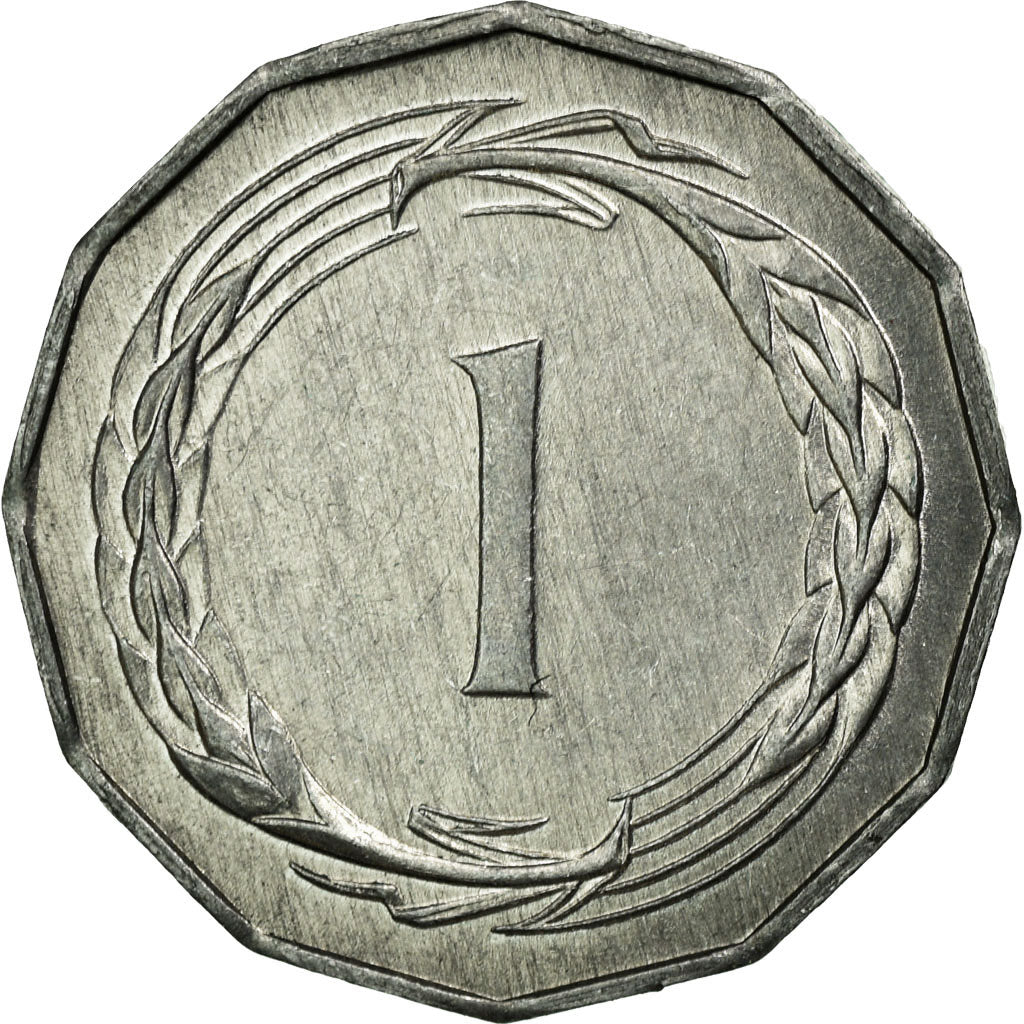 Coin, Cyprus, Mil, 1963, EF(40-45), Aluminum, KM:38