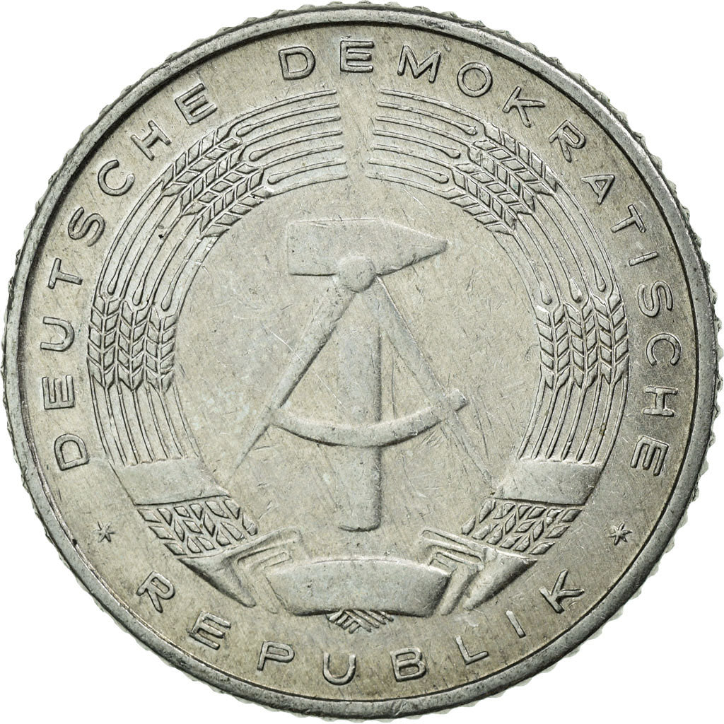 Coin, GERMAN-DEMOCRATIC REPUBLIC, 50 Pfennig, 1972, Berlin, EF(40-45), Aluminum