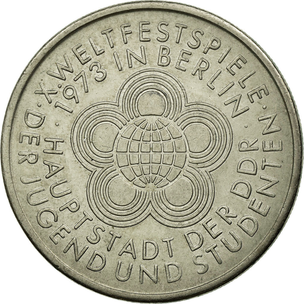 Coin, GERMAN-DEMOCRATIC REPUBLIC, 10 Mark, 1973, Berlin, EF(40-45)