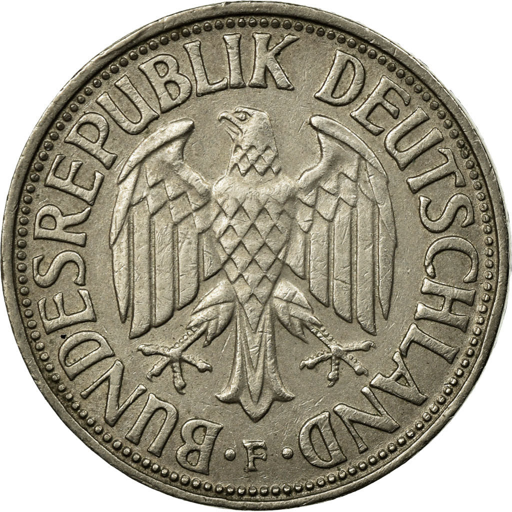 Coin, GERMANY - FEDERAL REPUBLIC, Mark, 1966, Stuttgart, EF(40-45)