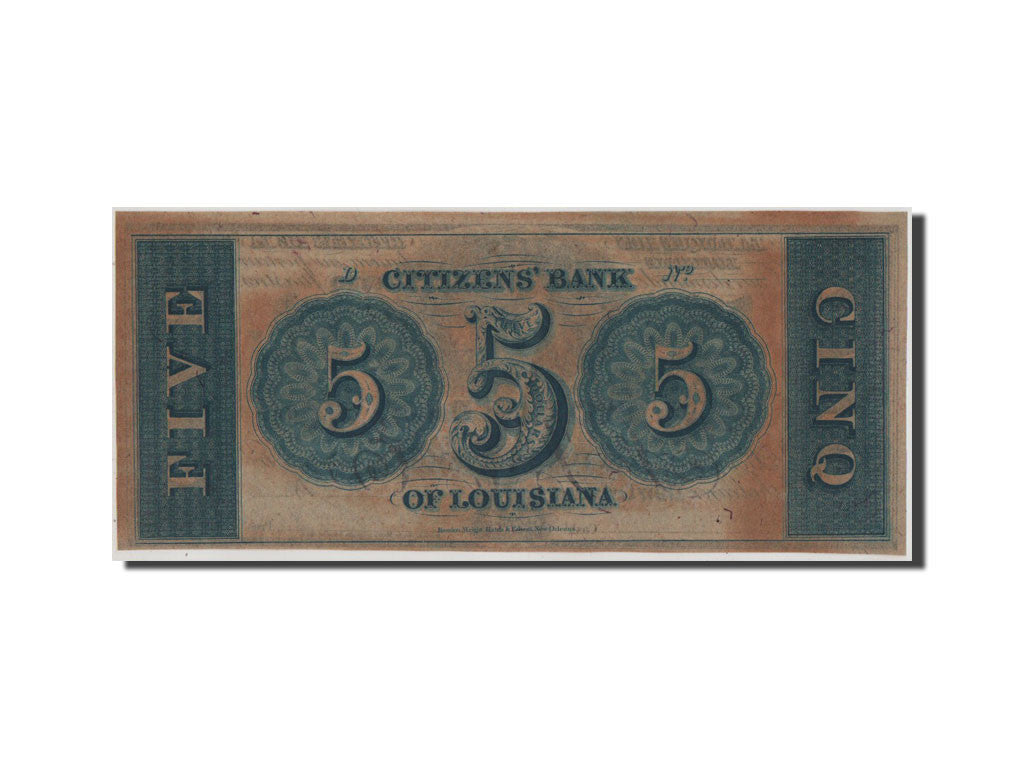 Billete, 5 Dollars, Estados Unidos, SC