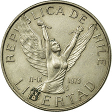 Coin, Chile, 10 Pesos, 1977, EF(40-45), Copper-nickel, KM:210