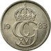 Münze, Schweden, Carl XVI Gustaf, 50 Öre, 1983, SS, Copper-nickel, KM:855