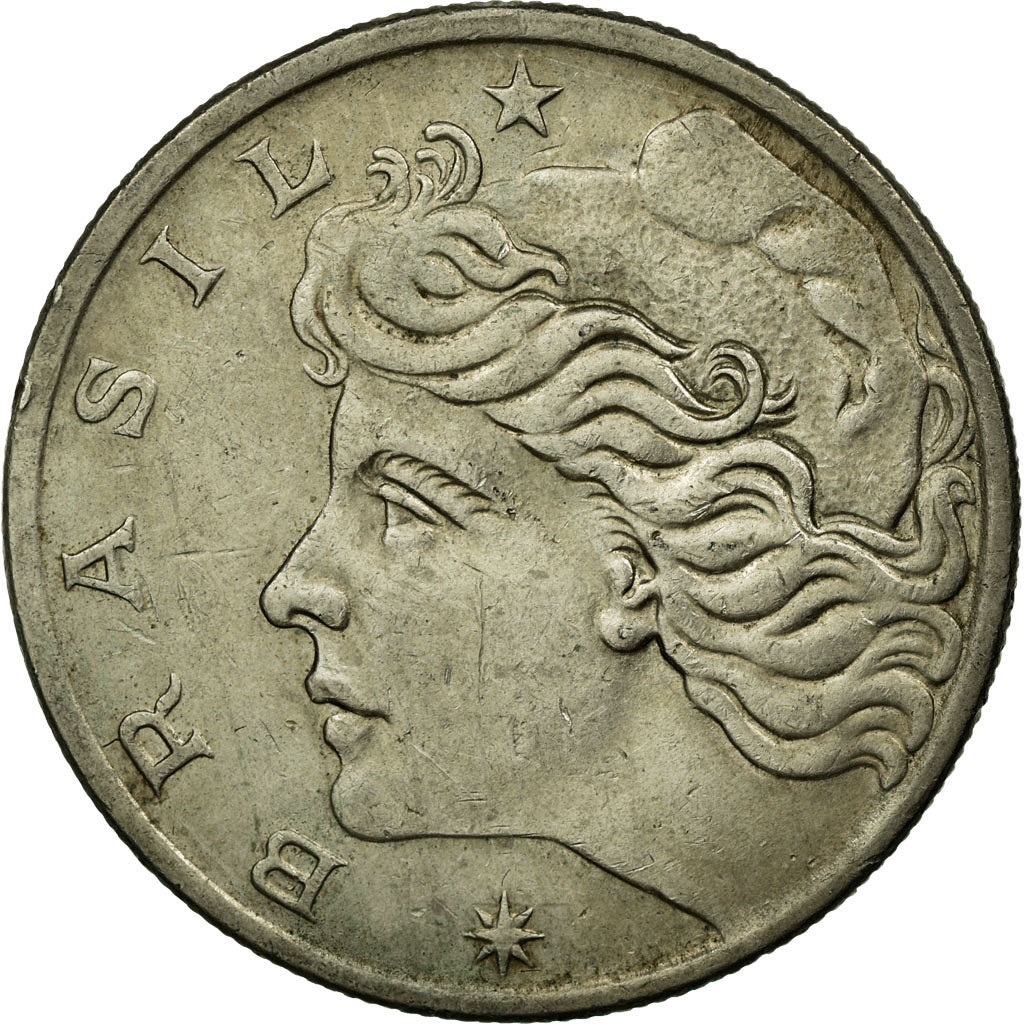 Coin, Brazil, Cruzeiro, 1974, EF(40-45), Copper-nickel, KM:581a