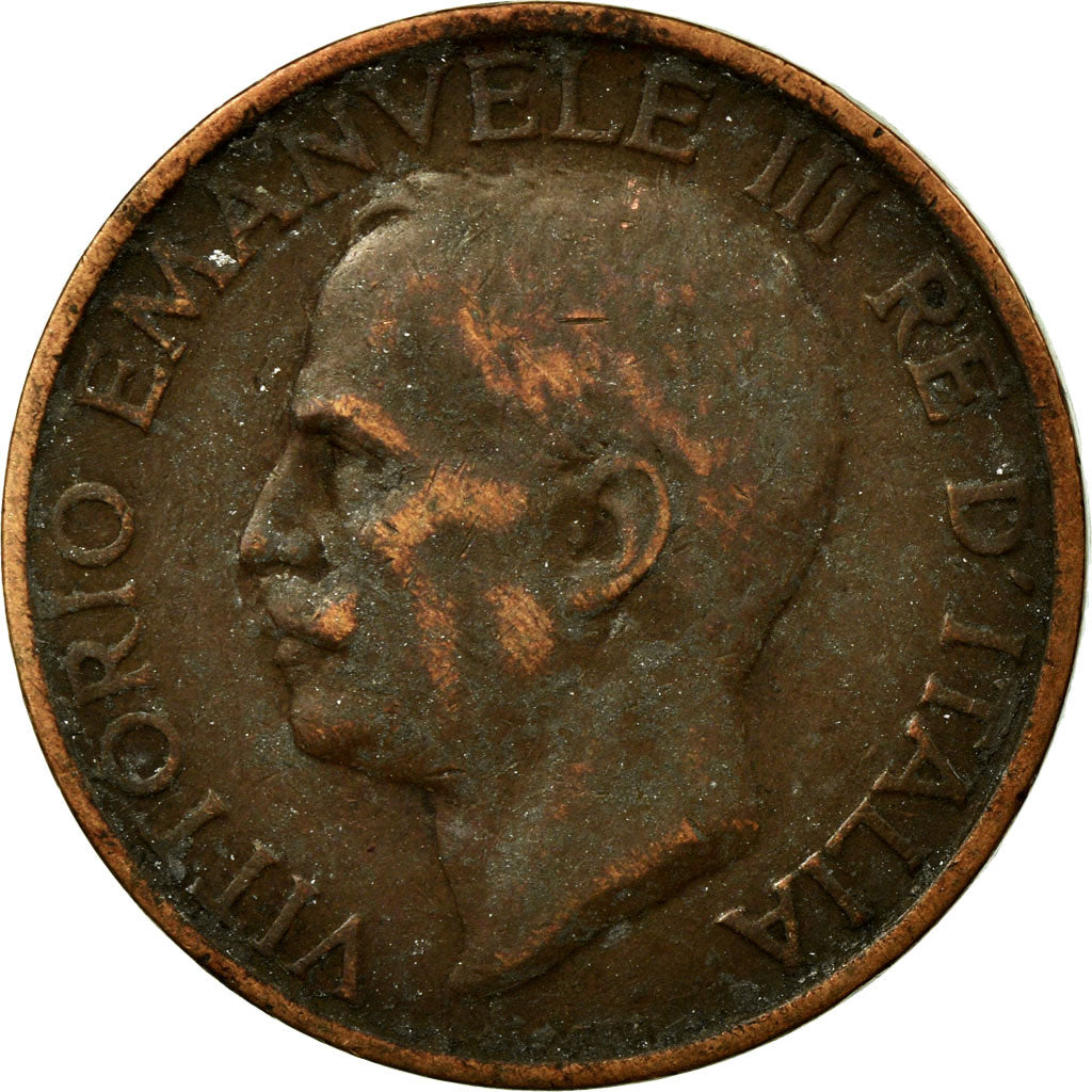 Coin, Italy, Vittorio Emanuele III, 10 Centesimi, 1936, Rome, VF(20-25), Bronze