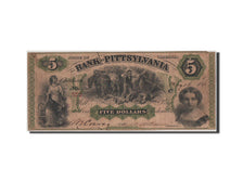 Etats-Unis, Obsolètes, Virginia, Bank of Pittsylvania, 5 Dollars 16.5.1861