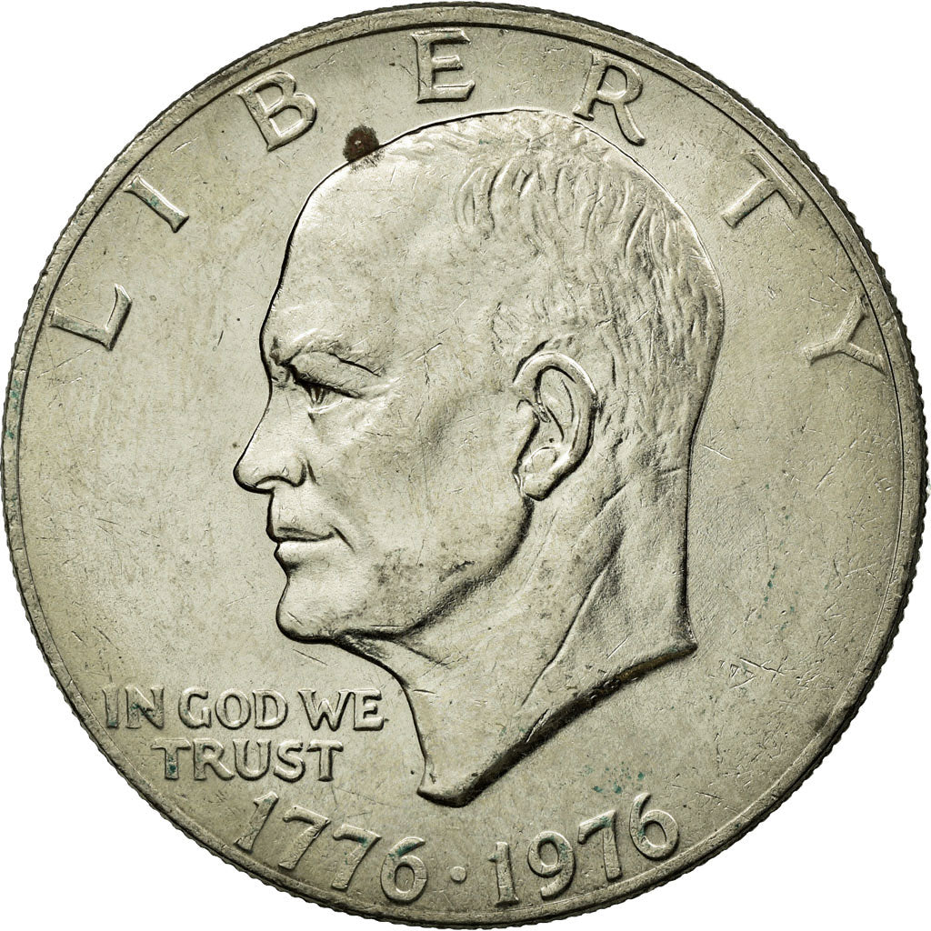 Coin, United States, Eisenhower Dollar, Dollar, 1976, U.S. Mint, Philadelphia