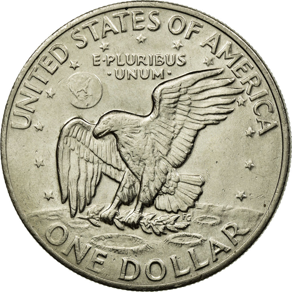Coin, United States, Eisenhower Dollar, Dollar, 1972, U.S. Mint, Philadelphia