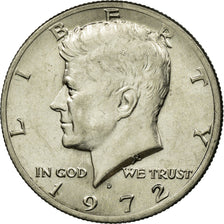 Coin, United States, Kennedy Half Dollar, Half Dollar, 1972, U.S. Mint, Denver