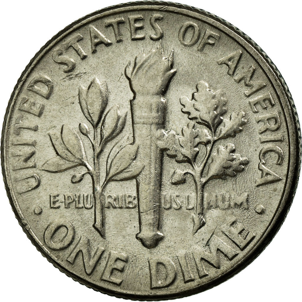 Monnaie, États-Unis, Roosevelt Dime, Dime, 1980, U.S. Mint, Denver, SUP