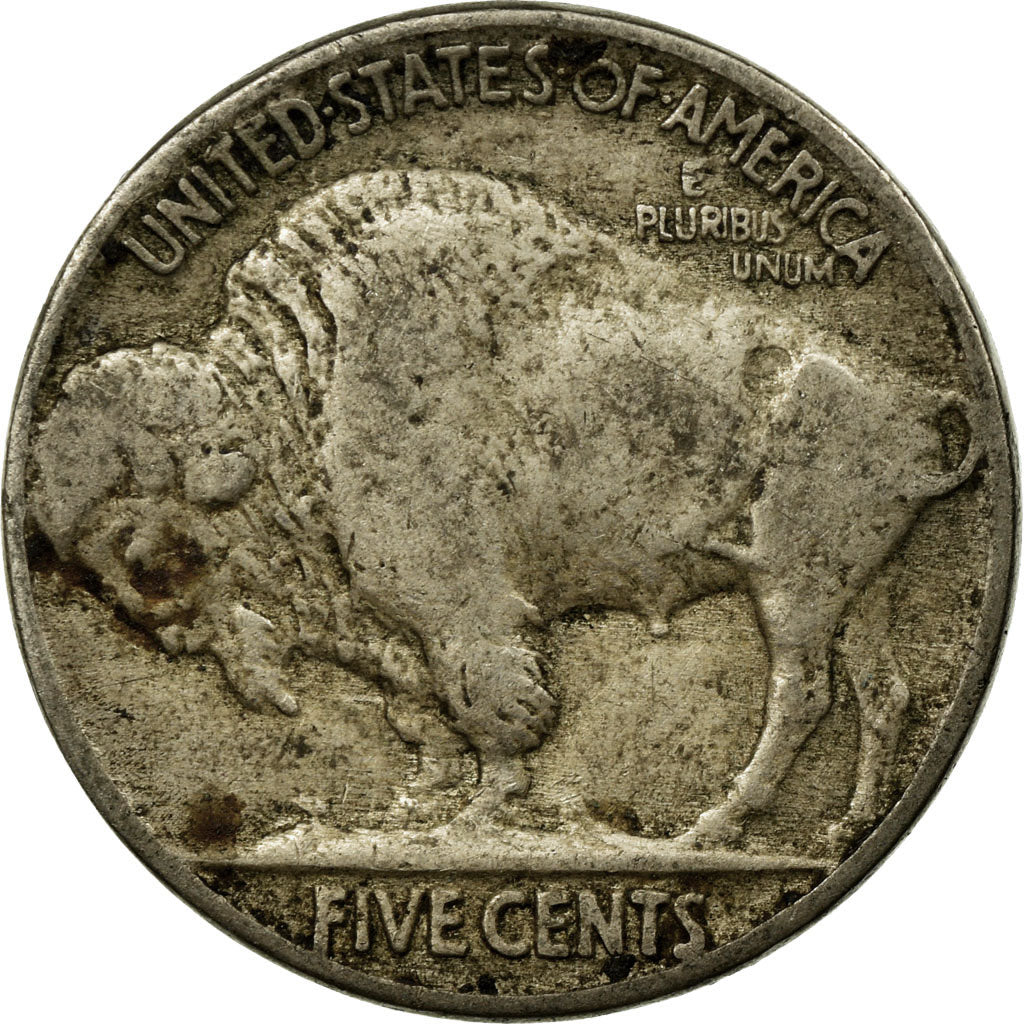 Moneta, Stati Uniti, Buffalo Nickel, 5 Cents, 1935, U.S. Mint, Philadelphia, MB