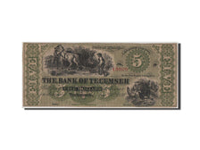 Etats-Unis, Obsolètes, Michigan, Bank of Tecumseh, 5 Dollars 22.8.1859