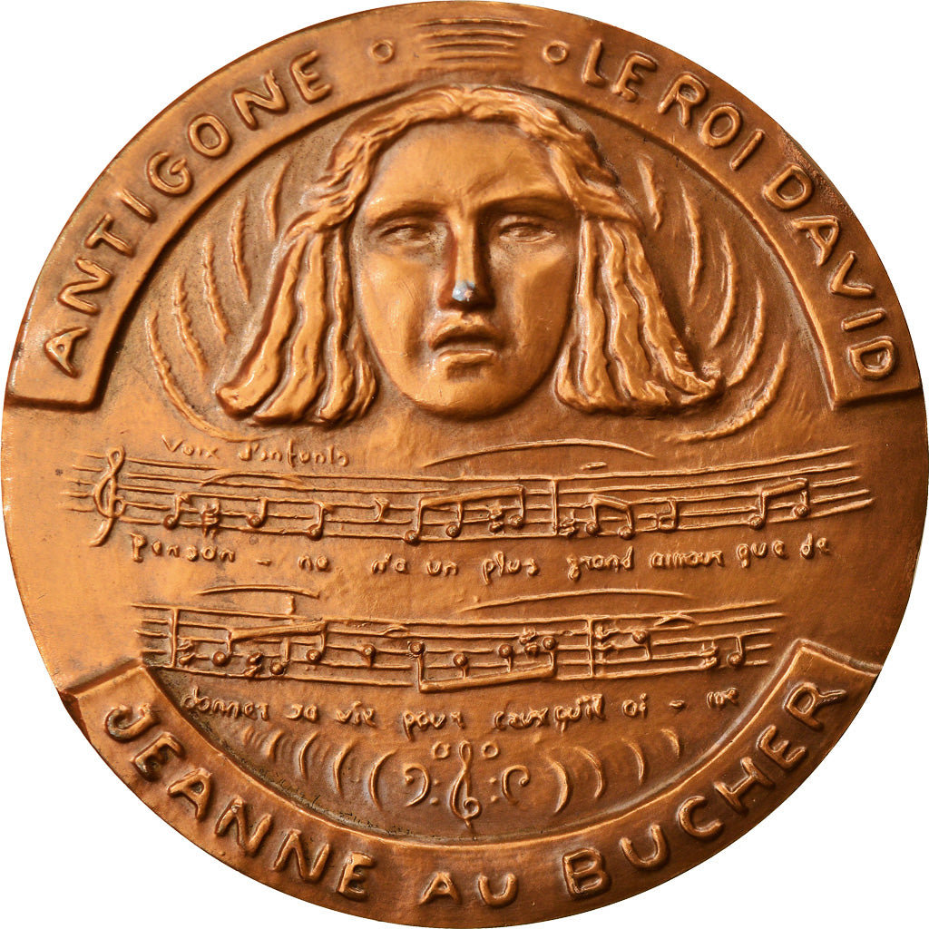 France, Medal, The Music, Arthur Honegger, Compositeur Suisse, MS(63), Bronze