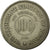 Moneda, Jordania, Hussein, 100 Fils, Dirham, 1962, BC, Cobre - níquel, KM:12