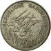 Coin, Gabon, 100 Francs, 1971, Paris, EF(40-45), Nickel, KM:12