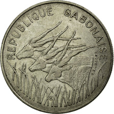 Coin, Gabon, 100 Francs, 1972, Paris, EF(40-45), Nickel, KM:12