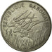 Coin, Gabon, 100 Francs, 1972, Paris, EF(40-45), Nickel, KM:12