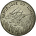 Moneda, Chad, 100 Francs, 1978, Paris, MBC, Níquel, KM:3