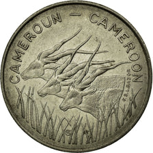 Coin, Cameroon, 100 Francs, 1975, Paris, EF(40-45), Nickel, KM:17