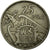 Coin, Spain, Caudillo and regent, 25 Pesetas, 1968, EF(40-45), Copper-nickel
