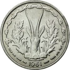 Moneta, Stati dell'Africa occidentale, Franc, 1961, SPL-, Alluminio, KM:3.1